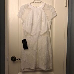 White lace Bebe dress